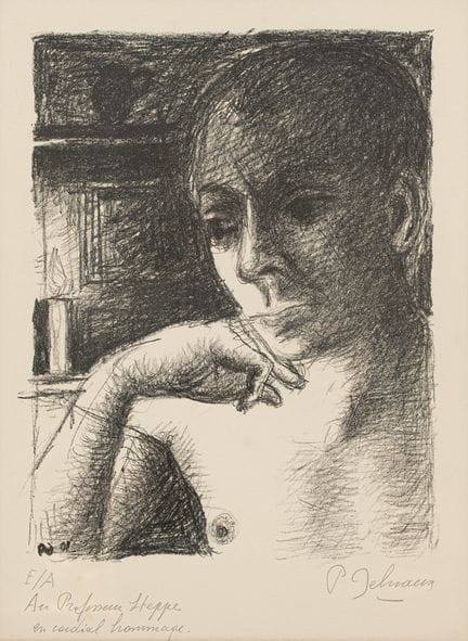 Paul DELVAUX (1897-1994) A Belgian lithograph on p
