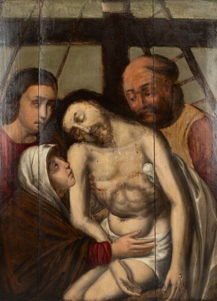 D'après Rogier VAN DER WEYDEN (1400-1464). Peintur