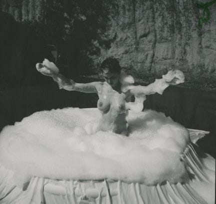 ANDRE DE DIENES Vintage Photo 1950s-1960s Nude Stu