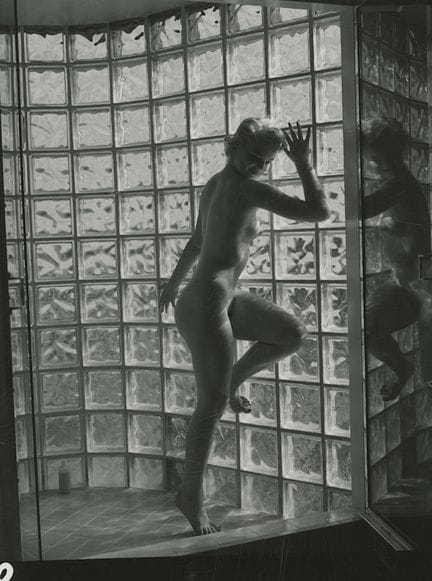 ANDRE DE DIENES Vintage Photo 1950s-1960s Nude Stu