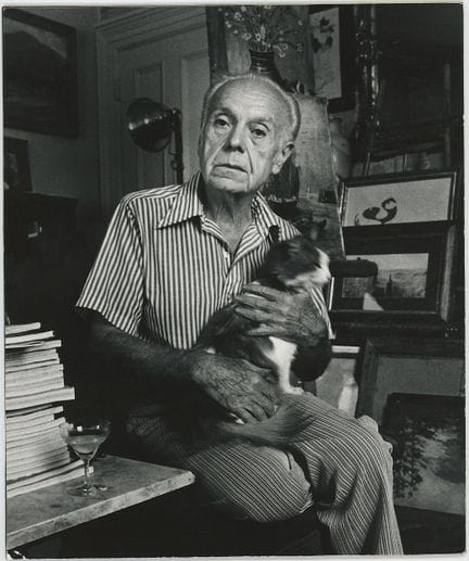 Gene Brossard, um 1973: Original-Vintage-Kunstfoto