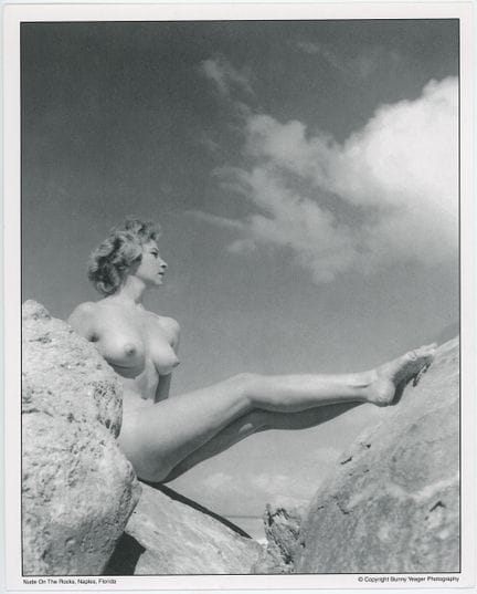 Vintage BUNNY YEAGER Pin Up Lithograph  10" x 8".T