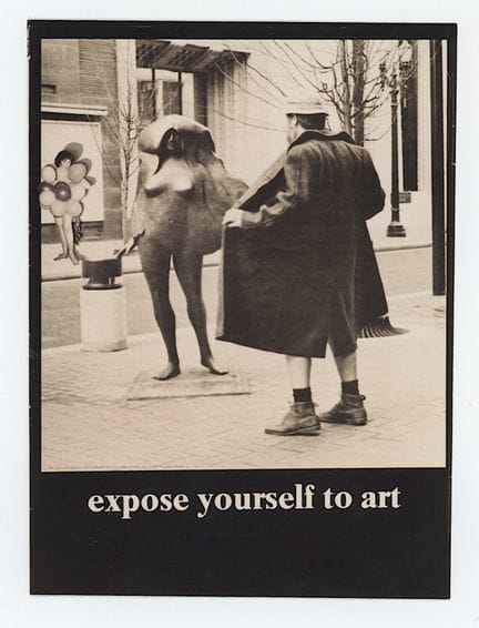 Bud Clark „Expose Yourself to Art“ 1978, Original,