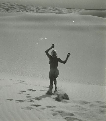 ANDRE DE DIENES Vintage Photo 1950s-1960s Nude Stu