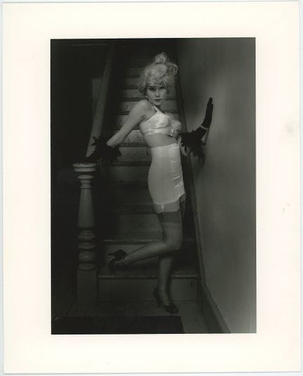 Vintage-Fotografie: Signiertes Boudoir-Porträt von