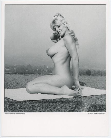Vintage BUNNY YEAGER Pin Up Lithograph  10" x 8".T
