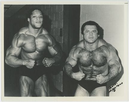 Vintage Lou Ferrigno & Tony Pandolfo 1970s Backsta