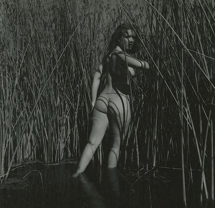 ANDRE DE DIENES Vintage Photo 1950s-1960s Nude Stu