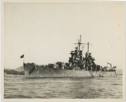 Original-Vintage-Pressefoto der USS Atlanta CL-104