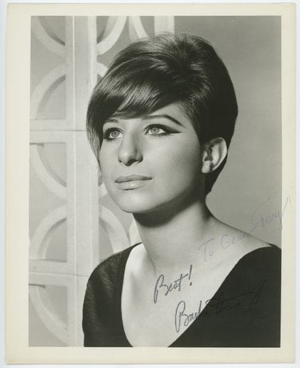 Vintage-Porträtfoto von Barbra Streisand aus den 1