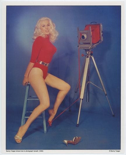 Vintage BUNNY YEAGER Pin Up Lithograph  10" x 8".T