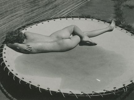 ANDRE DE DIENES Vintage Photo 1950s-1960s Nude Stu