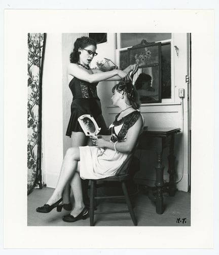 Vintage-Fotografie „Boudoir-Porträt“ von Harriet T