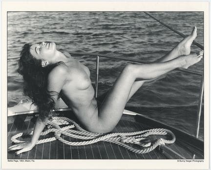 Vintage BUNNY YEAGER Pin Up Lithograph  10" x 8" B