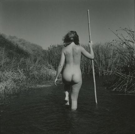 ANDRE DE DIENES Vintage Photo 1950s-1960s Nude Stu