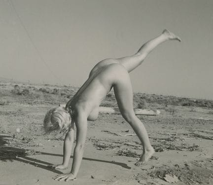 ANDRE DE DIENES Vintage Photo 1950s-1960s Nude Stu