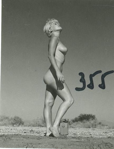 ANDRE DE DIENES Vintage Photo 1950s-1960s Nude Stu