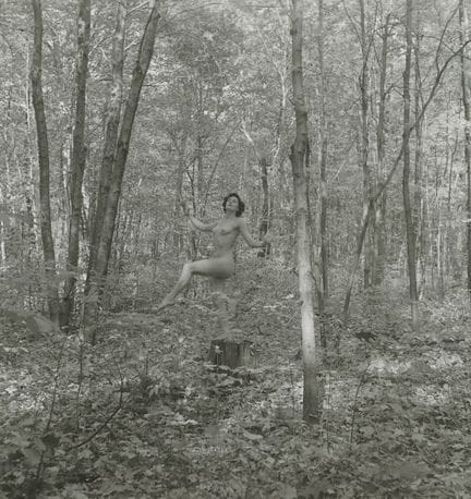 ANDRE DE DIENES Vintage Photo 1950s-1960s Nude Stu
