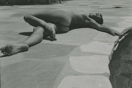 ANDRE DE DIENES Vintage Photo 1950s-1960s Nude Stu