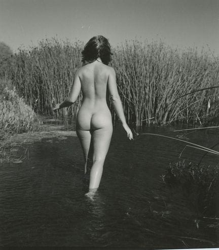 ANDRE DE DIENES Vintage Photo 1950s-1960s Nude Stu