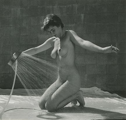 ANDRE DE DIENES Vintage Photo 1950s-1960s Nude Stu