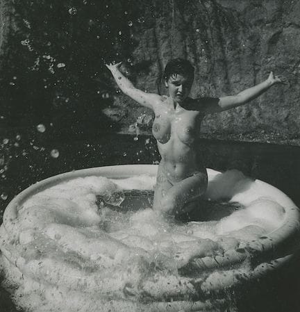 ANDRE DE DIENES Vintage Photo 1950s-1960s Nude Stu