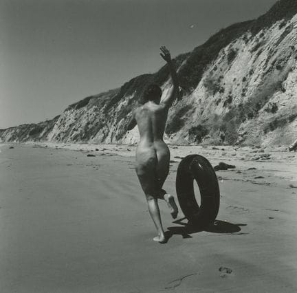 ANDRE DE DIENES Vintage Photo 1950s-1960s Nude Stu