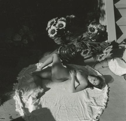 ANDRE DE DIENES Vintage Photo 1950s-1960s Nude Stu