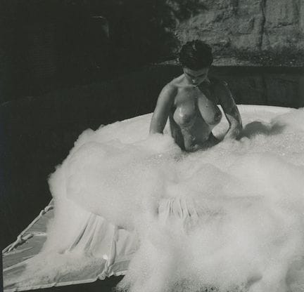 ANDRE DE DIENES Vintage Photo 1950s-1960s Nude Stu