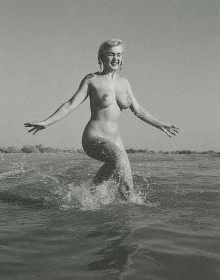 ANDRE DE DIENES Vintage Photo 1950s-1960s Nude Stu