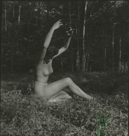ANDRE DE DIENES Vintage Photo 1950s-1960s Nude Stu