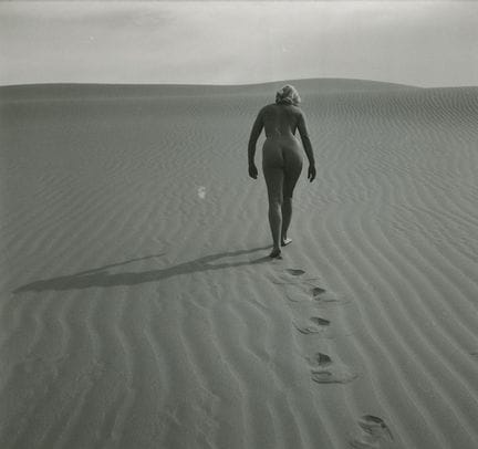 ANDRE DE DIENES Vintage Photo 1950s-1960s Nude Stu