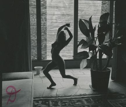 ANDRE DE DIENES Vintage Photo 1950s-1960s Nude Stu