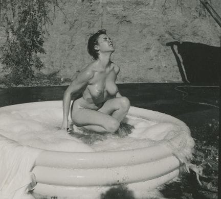 ANDRE DE DIENES Vintage Photo 1950s-1960s Nude Stu