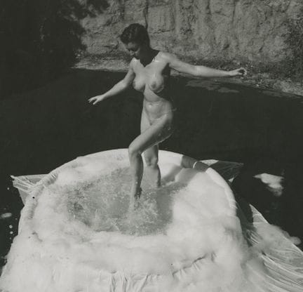 ANDRE DE DIENES Vintage Photo 1950s-1960s Nude Stu