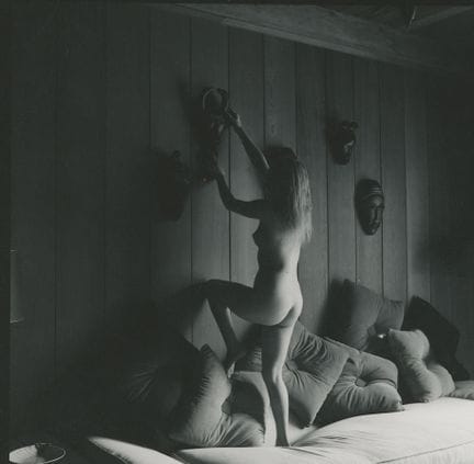 ANDRE DE DIENES Vintage Photo 1950s-1960s Nude Stu