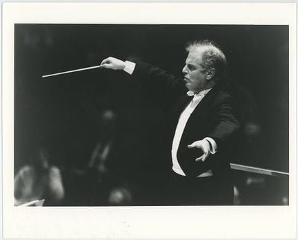 Daniel Barenboim – Original-Vintage-Foto: Dirigent
