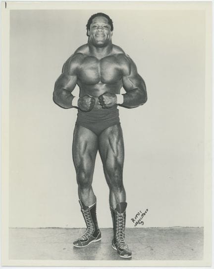 Vintage Tony Atlas 1970s Bodybuilding Studio Portr