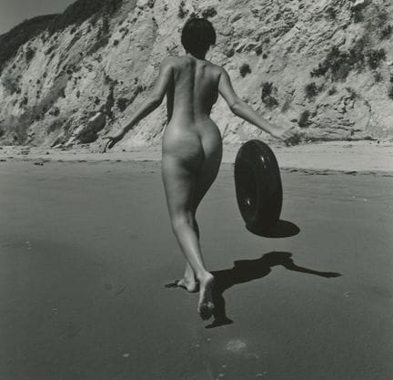 ANDRE DE DIENES Vintage Photo 1950s-1960s Nude Stu