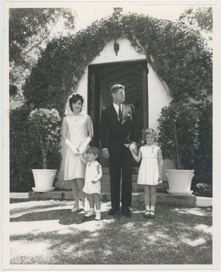 Original-Werbefoto der Familie Kennedy vom Osterso