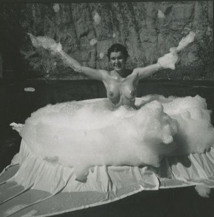 ANDRE DE DIENES Vintage Photo 1950s-1960s Nude Stu