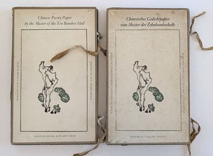 1940s Jan Tschichold "Chinese Poetry Paper" & "Chi