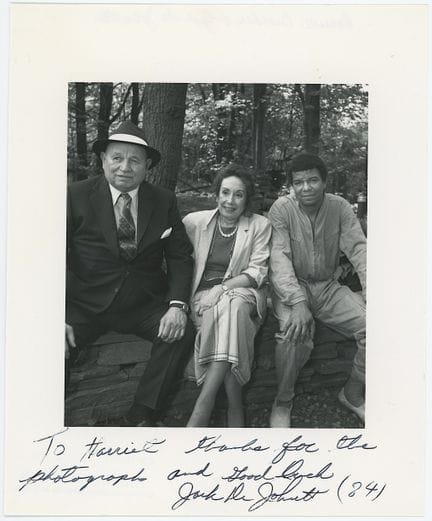 Vintage-Foto von Romare Bearden und Jack DeJohnett