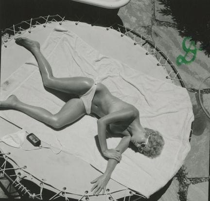 ANDRE DE DIENES Vintage Photo 1950s-1960s Nude Stu