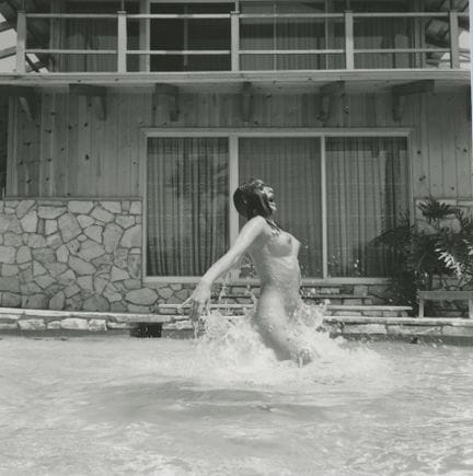 ANDRE DE DIENES Vintage Photo 1950s-1960s Nude Stu