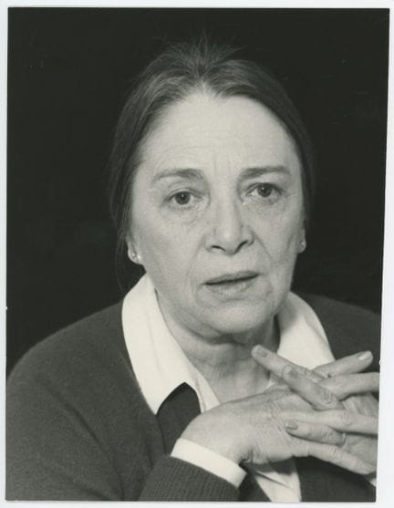 Vintage-Künstlerfoto-Porträt von Annick du Charme 