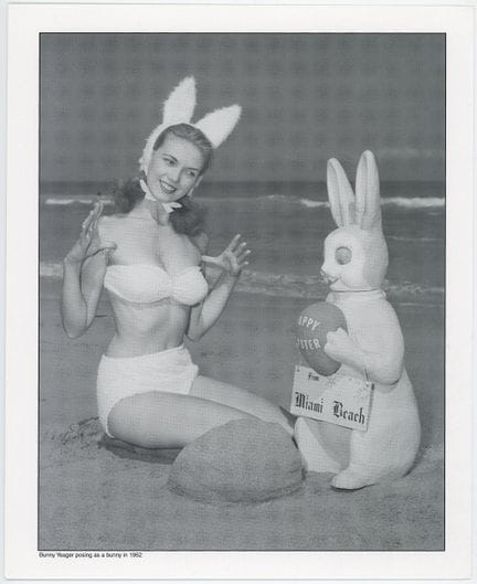 Vintage BUNNY YEAGER Pin Up Lithograph  10" x 8".T