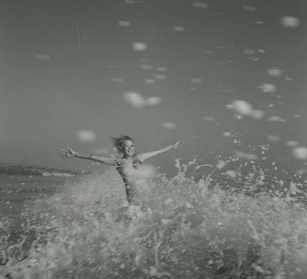 ANDRE DE DIENES Vintage Photo 1950s-1960s Nude Stu