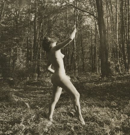 ANDRE DE DIENES Vintage Photo 1950s-1960s Nude Stu