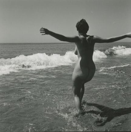ANDRE DE DIENES Vintage Photo 1950s-1960s Nude Stu